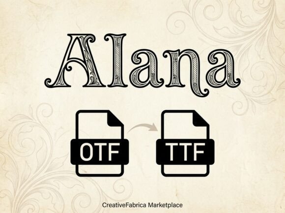 Alana: The Ornate Serif Font That Tells a Story