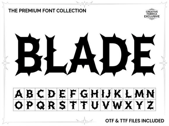 Blade: A Typeface for Bold Brand Statements