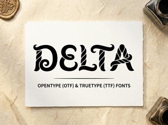 Delta: A Typeface That Captures the Soul of the Sea
