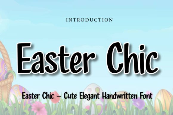 Easter Chic: A Garden-Party Font for Lighthearted Sophistication