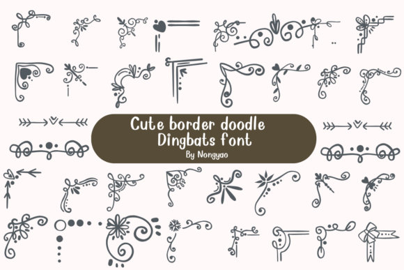 Exploring the Whimsical Charm of Cute Border Doodle