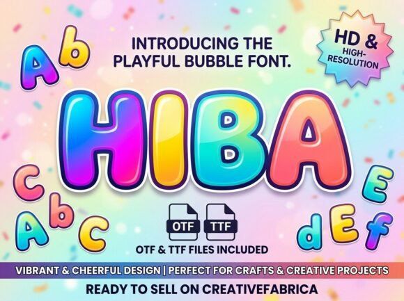Hiba: When Your Typography Needs to Be the Main Event