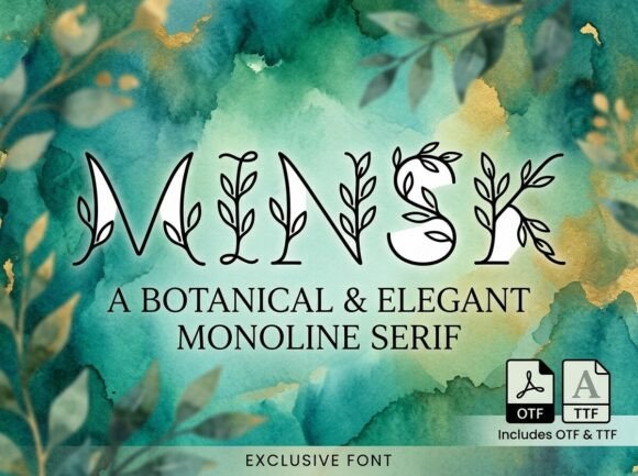 Minsk: A Bold Typeface for Unforgettable Branding