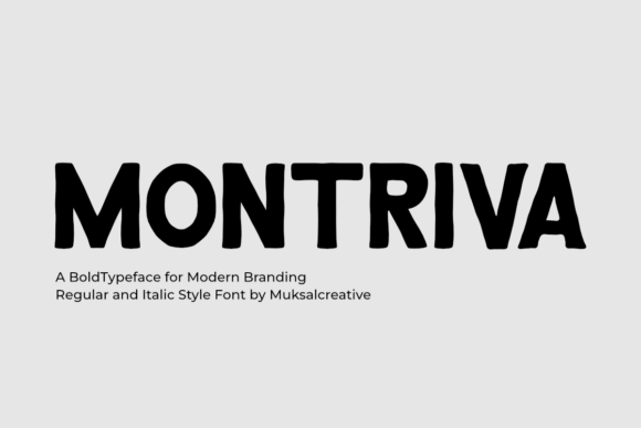 Montriva: The Bold Sans-Serif for Confident Branding