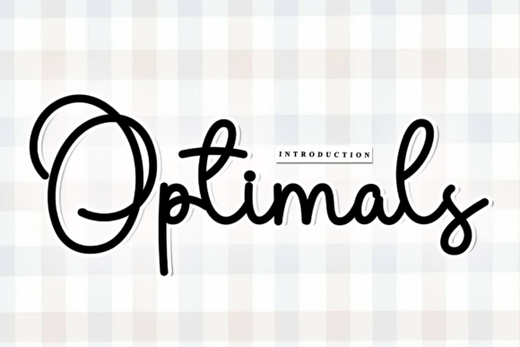 Optimals: Where Rhythmic Script Meets Brand Storytelling