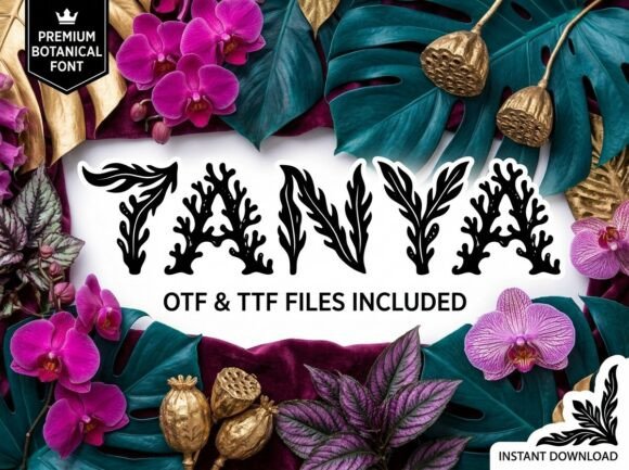 Tanya: The Display Font That Commands Attention