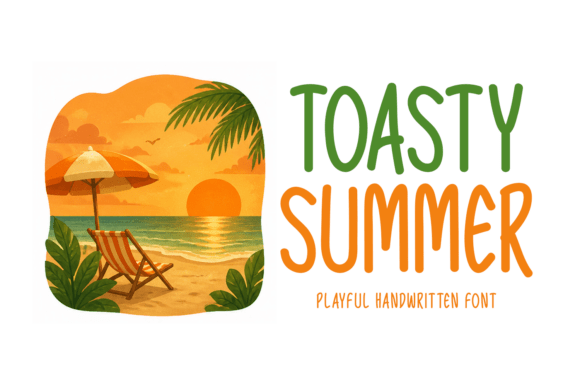 Toasty Summer: A Handwritten Font That Feels Like a Warm Afternoon