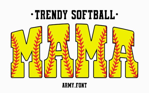 Trendy Softball: A Typeface That Brings the Game Home