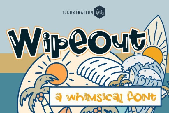 Wipeout: Ride the Wave of Bold, Coastal Typography